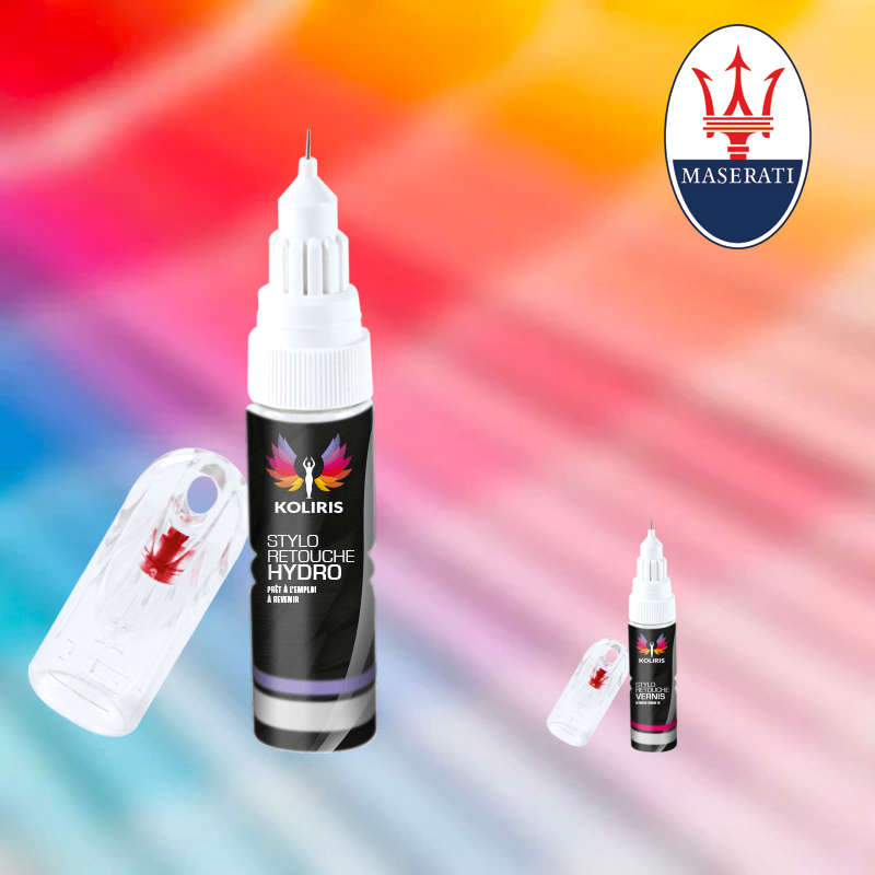Pack 2 stylos de retouche voiture Maserati 20ml - Carenciel