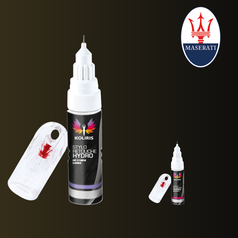 Pack 2 stylos de retouche voiture Maserati 20ml - Carenciel