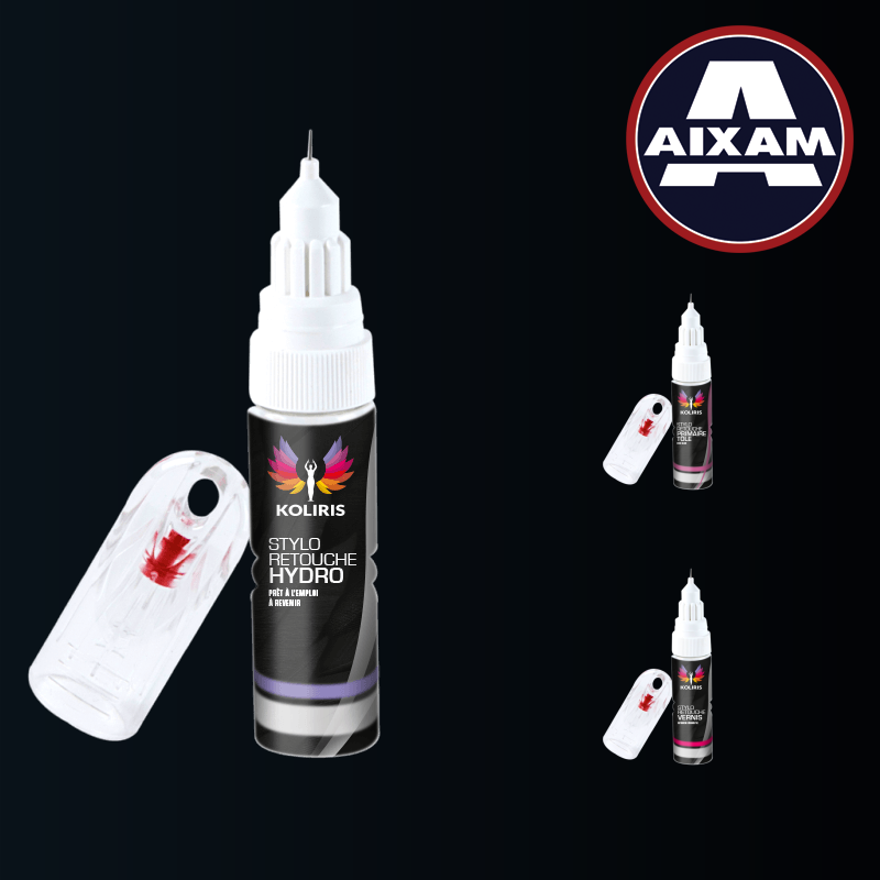 Pack 3 stylos de retouche voiture Aixam 20ml - Koliris