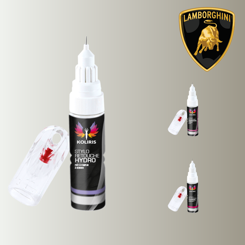 Pack 3 stylos de retouche voiture Lamborghini - Carenciel.pro
