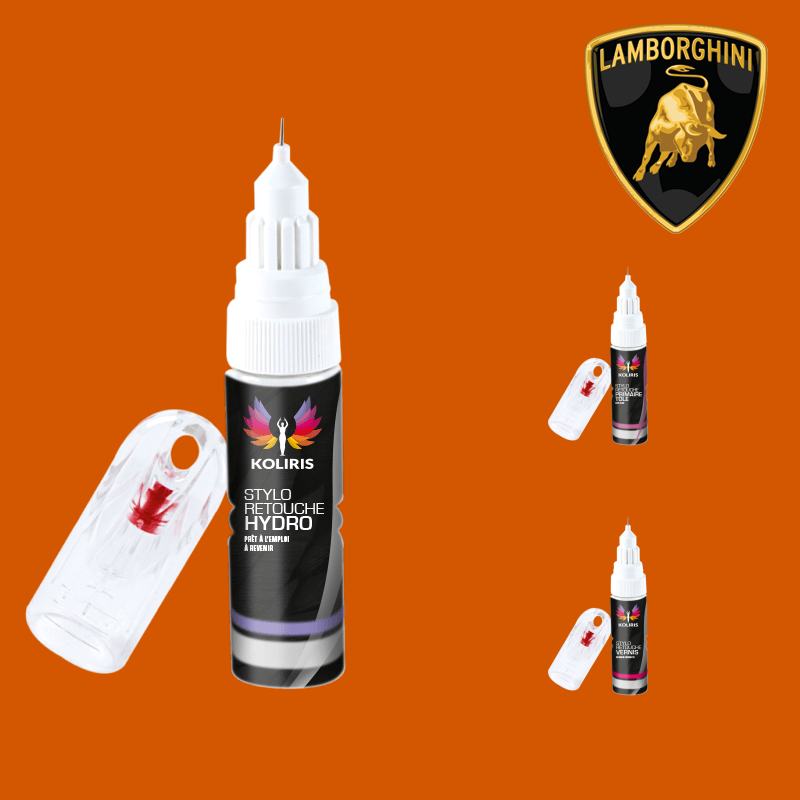 Pack 3 stylos de retouche voiture Lamborghini - Carenciel.pro
