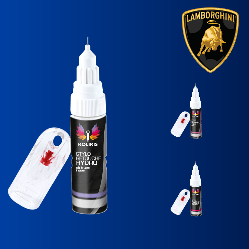 Pack 3 stylos de retouche voiture Lamborghini - Carenciel.pro