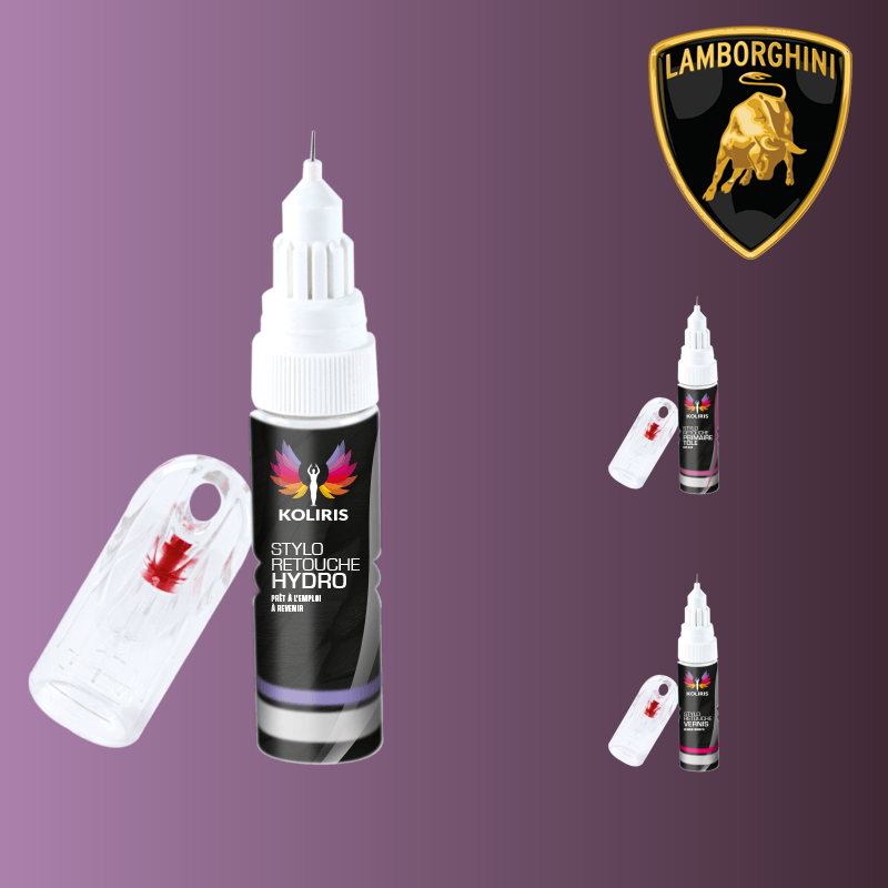 Pack 3 stylos de retouche voiture Lamborghini - Carenciel.pro