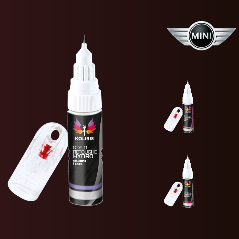 Pack 3 stylos de retouche voiture Mini