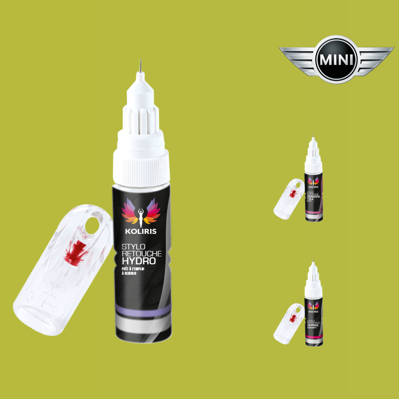 Pack 3 stylos de retouche voiture Mini