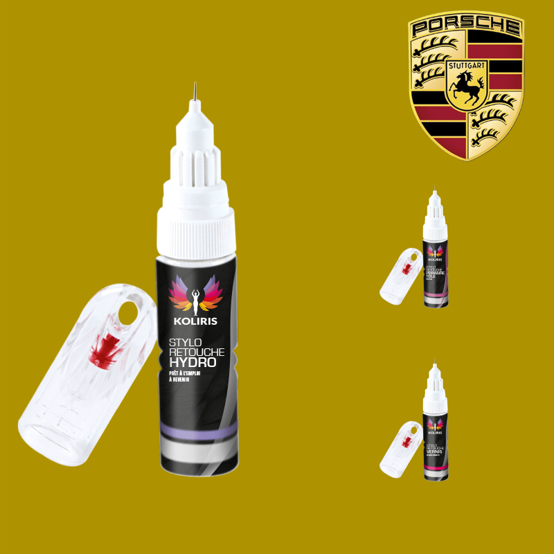 Pack 3 Stylos de Retouche Voiture Porsche