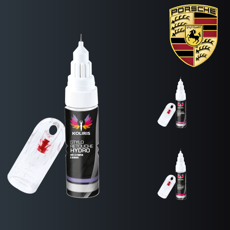 Pack 3 Stylos de Retouche Voiture Porsche