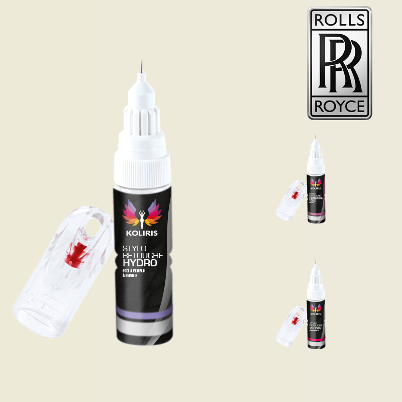 Pack 3 stylos de retouche voiture Rolls Royce 20ml - Koliris