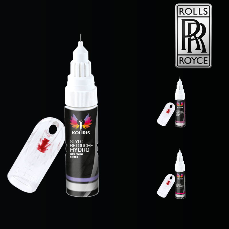 Pack 3 stylos de retouche voiture Rolls Royce 20ml - Koliris