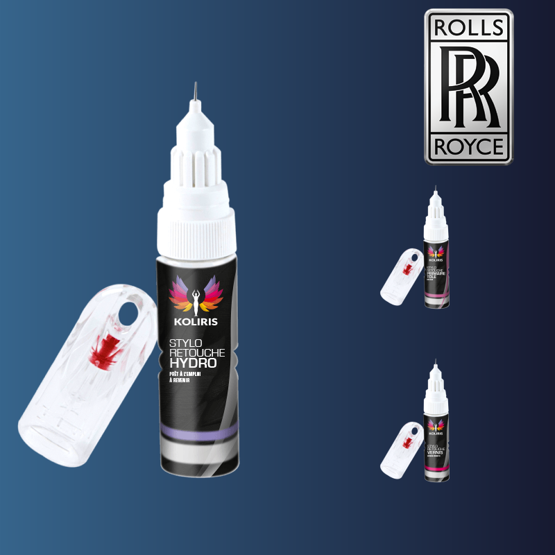 Pack 3 stylos de retouche voiture Rolls Royce 20ml - Koliris