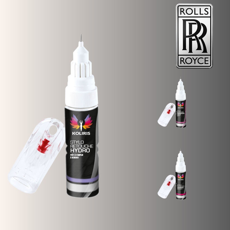 Pack 3 stylos de retouche voiture Rolls Royce 20ml - Koliris