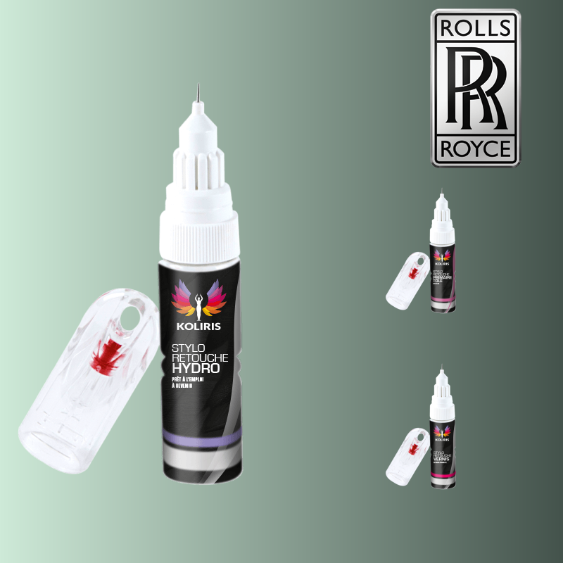 Pack 3 stylos de retouche voiture Rolls Royce 20ml - Koliris