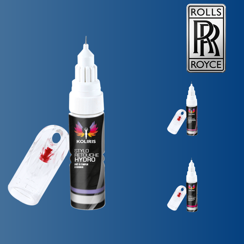 Pack 3 stylos de retouche voiture Rolls Royce 20ml - Koliris