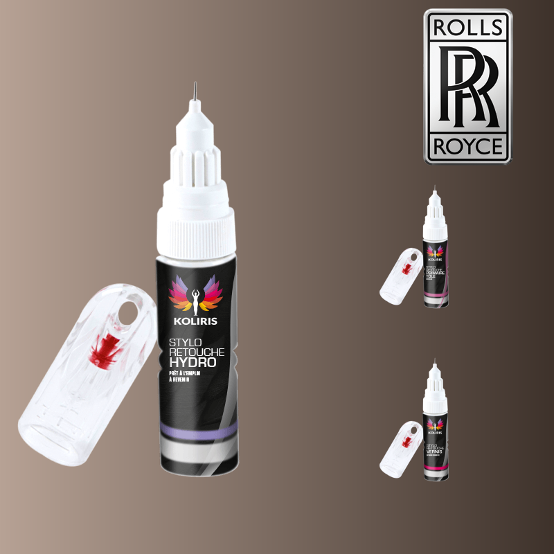 Pack 3 stylos de retouche voiture Rolls Royce 20ml - Koliris