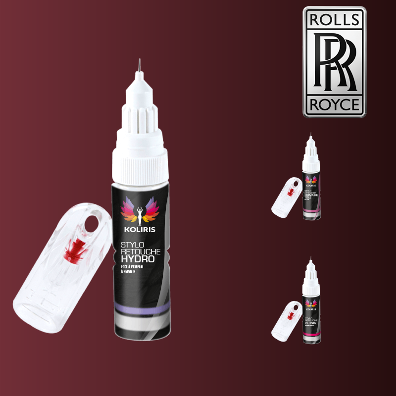 Pack 3 stylos de retouche voiture Rolls Royce 20ml - Koliris