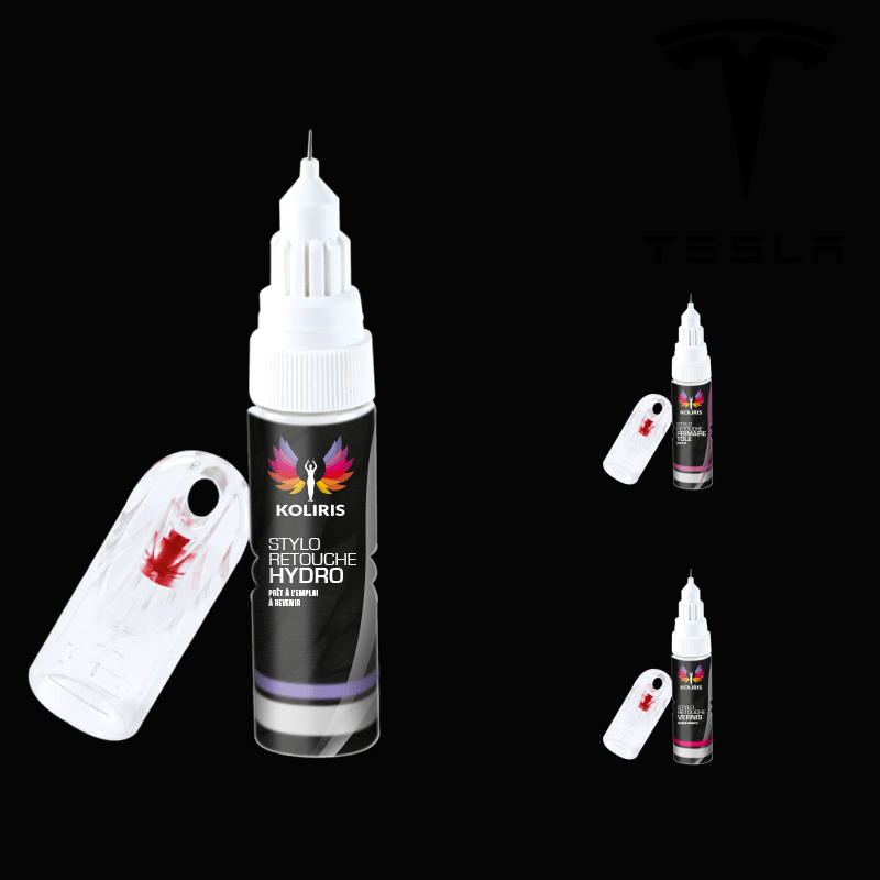 Pack 3 stylos de retouche voiture Tesla