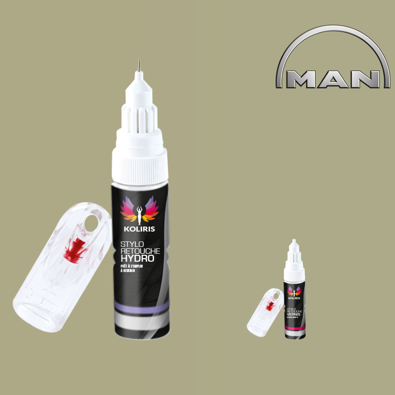 Pack 2 stylos de retouche utilitaire Man 20ml - Koliris