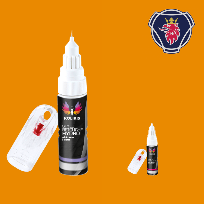 Pack 2 stylos de retouche utilitaire Scania Vabis 20ml - Carenciel.pro