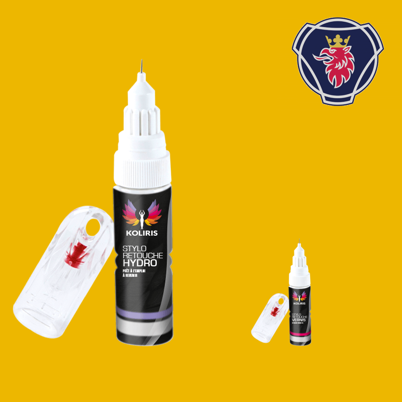 Pack 2 stylos de retouche utilitaire Scania Vabis 20ml - Carenciel.pro