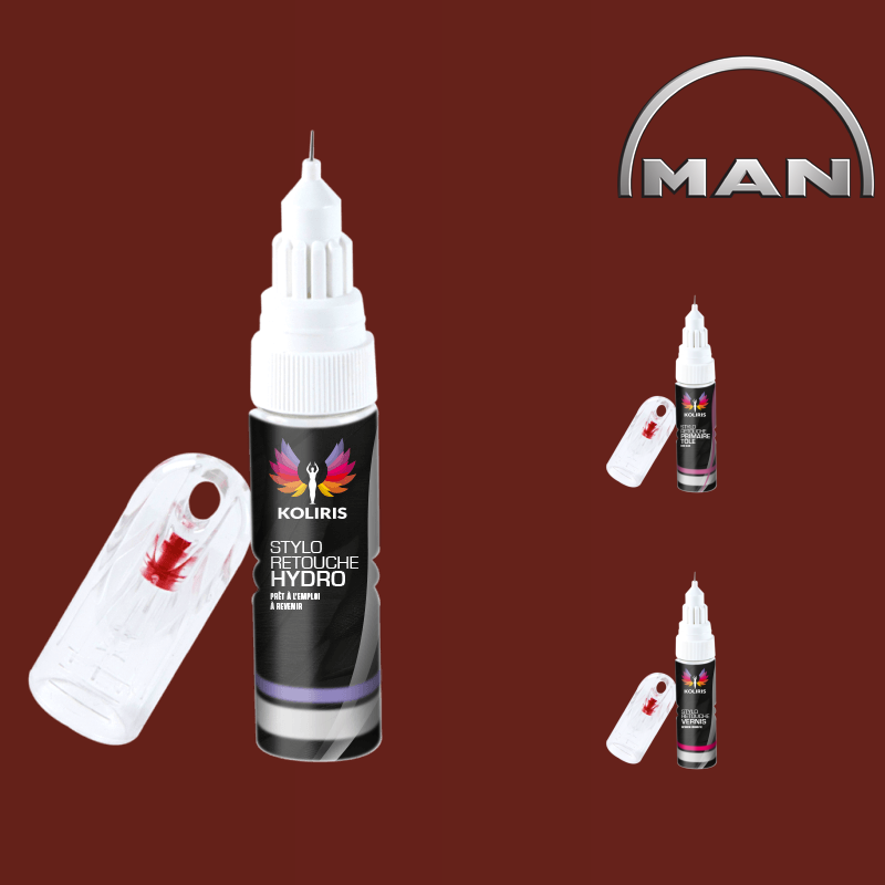 Pack 3 stylos de retouche utilitaire Man 20ml - Koliris