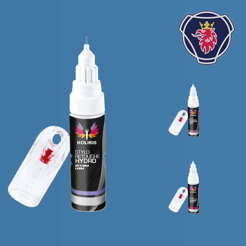 Pack 3 stylos de retouche utilitaire Scania Vabis 20ml
