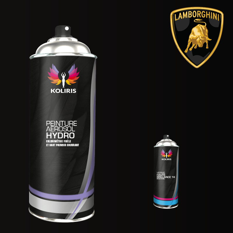 Pack 2 aérosols peinture voiture hydro Lamborghini 400ml