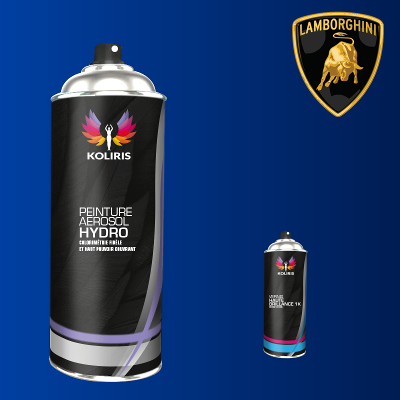 Pack 2 aérosols peinture voiture hydro Lamborghini 400ml