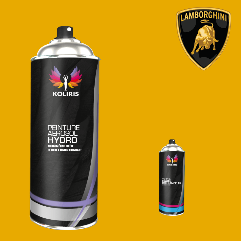 Pack 2 aérosols peinture voiture hydro Lamborghini 400ml