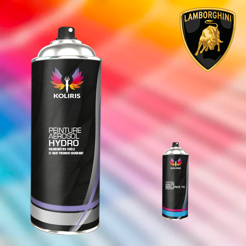 Pack 2 aérosols peinture voiture hydro Lamborghini 400ml