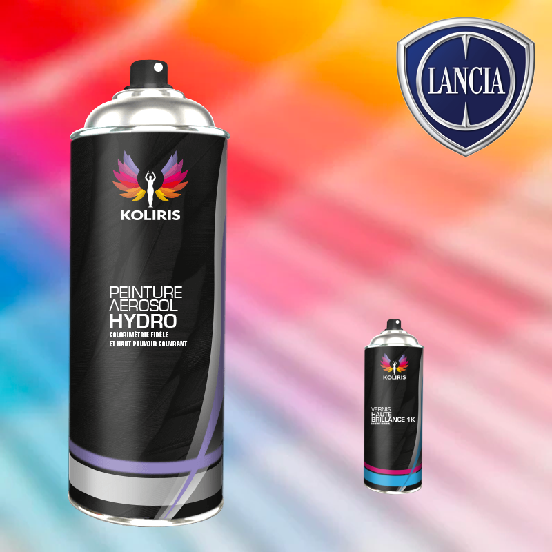 Pack 2 aérosols peinture voiture hydro Lancia 400ml