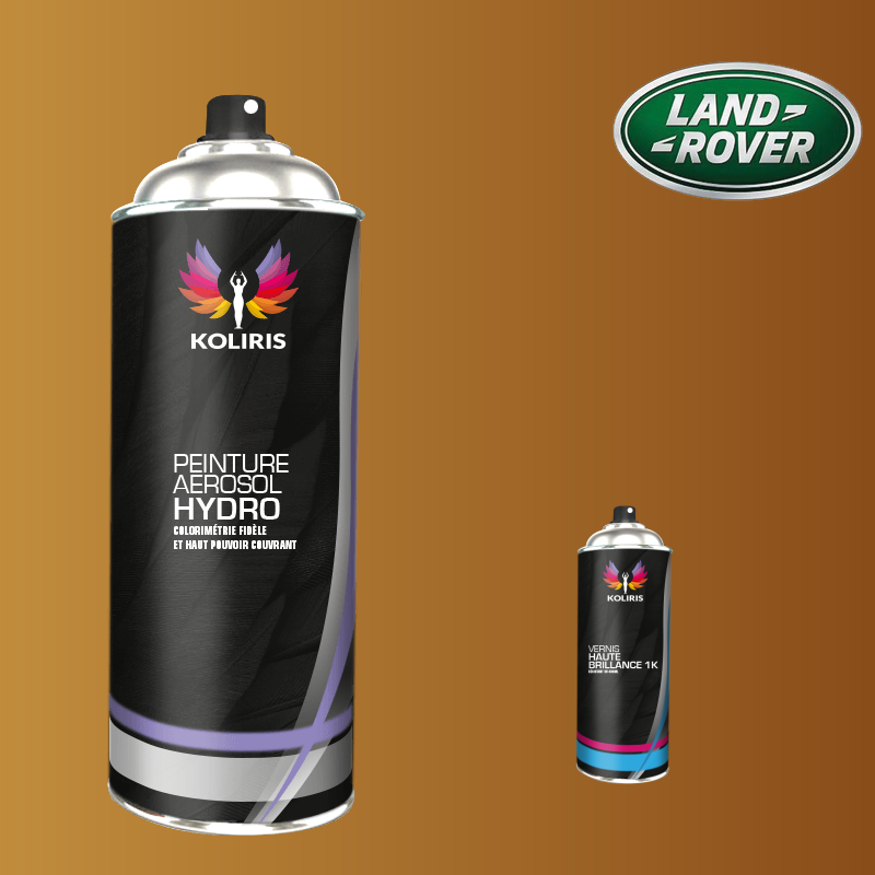 Pack 2 aérosols peinture voiture hydro Landrover 400ml