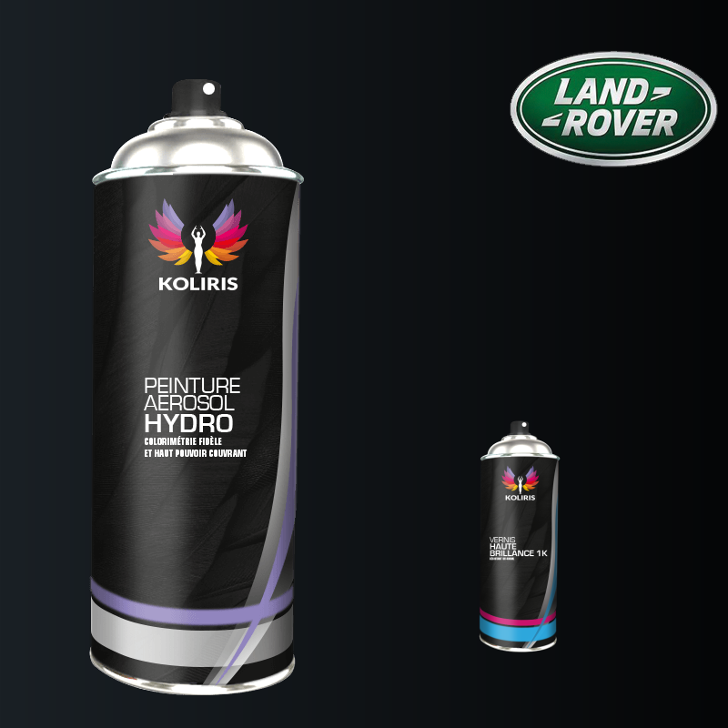 Pack 2 aérosols peinture voiture hydro Landrover 400ml