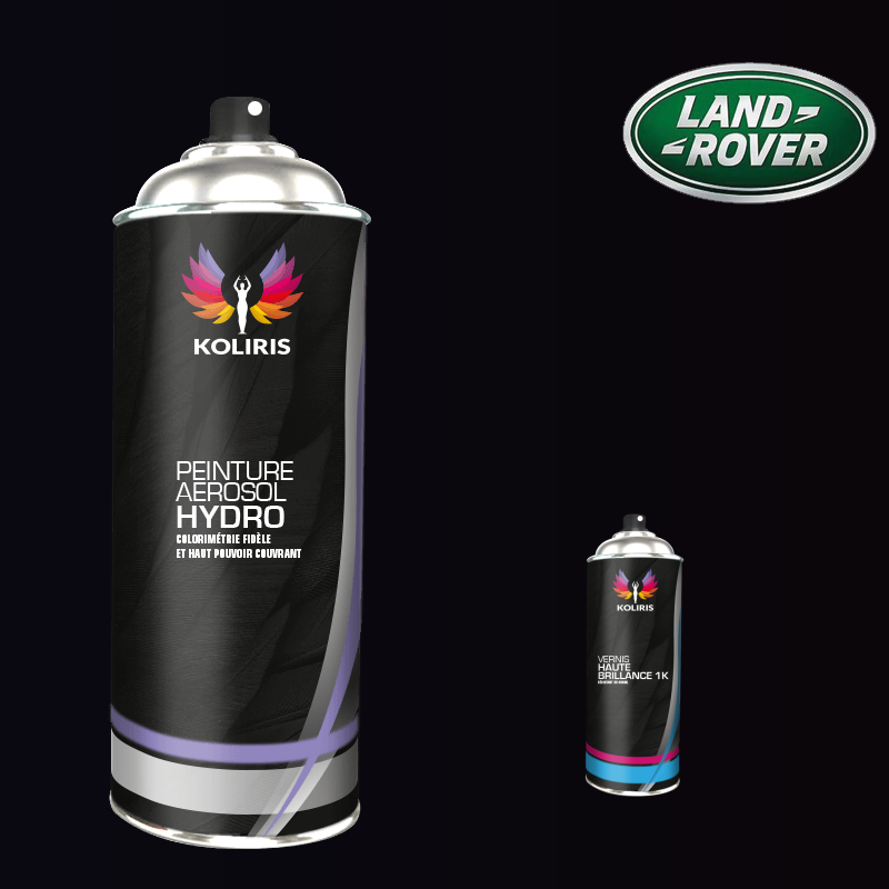 Pack 2 aérosols peinture voiture hydro Landrover 400ml