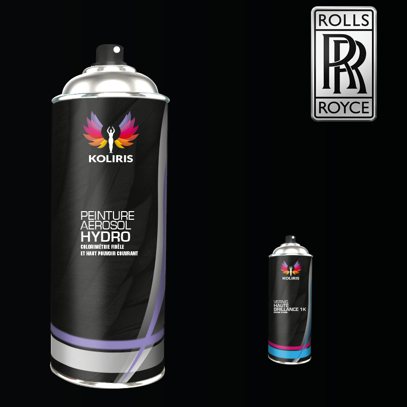 Pack 2 aérosols peinture voiture hydro Rolls Royce 400ml