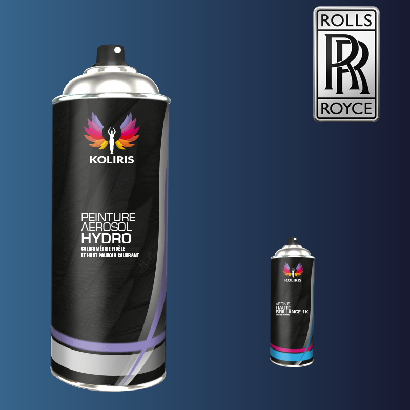 Pack 2 aérosols peinture voiture hydro Rolls Royce 400ml