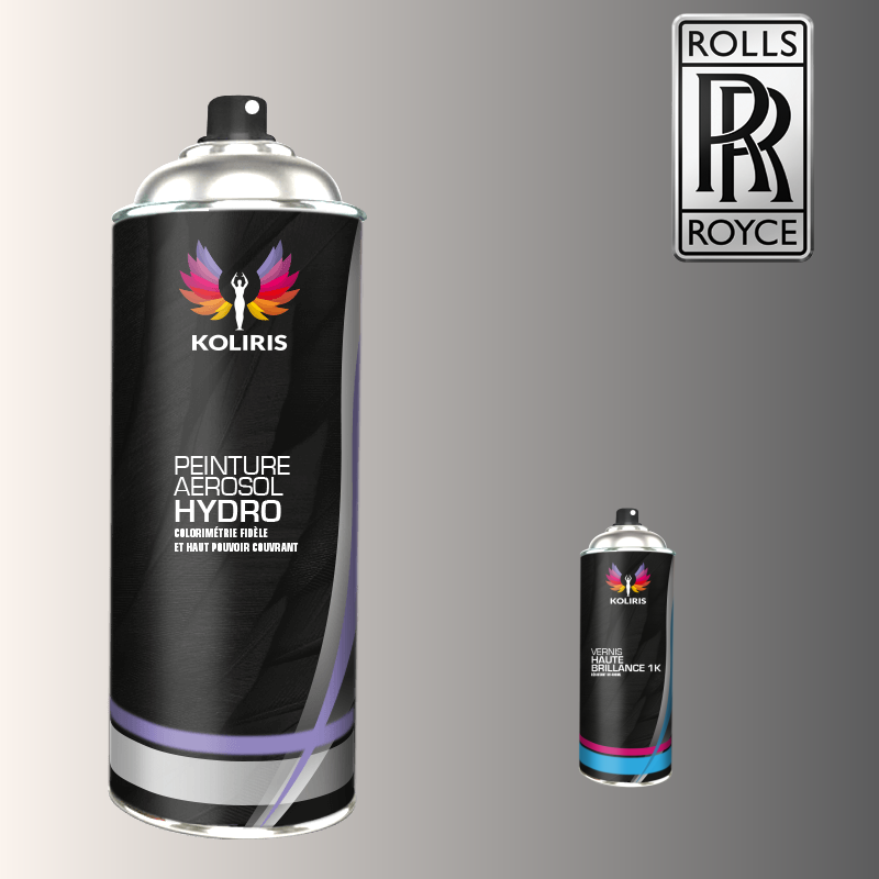 Pack 2 aérosols peinture voiture hydro Rolls Royce 400ml