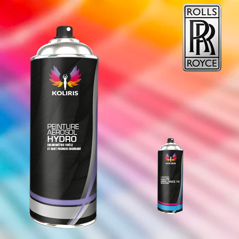 Pack 2 aérosols peinture voiture hydro Rolls Royce 400ml