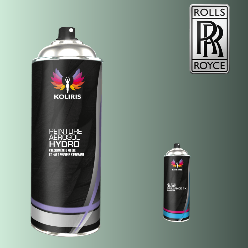 Pack 2 aérosols peinture voiture hydro Rolls Royce 400ml