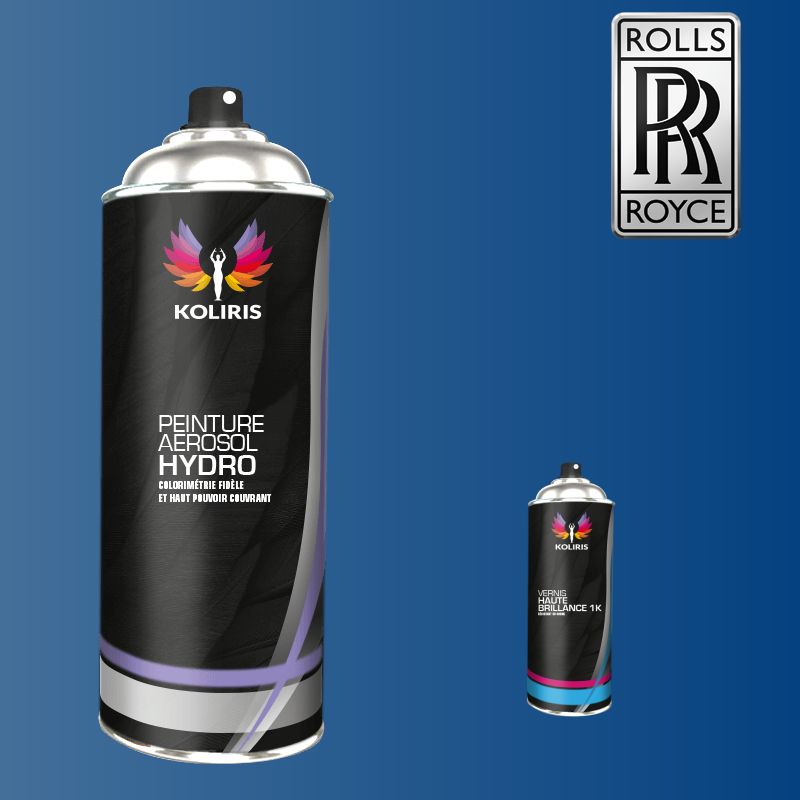 Pack 2 aérosols peinture voiture hydro Rolls Royce 400ml