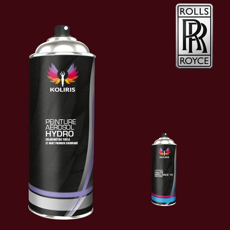 Pack 2 aérosols peinture voiture hydro Rolls Royce 400ml