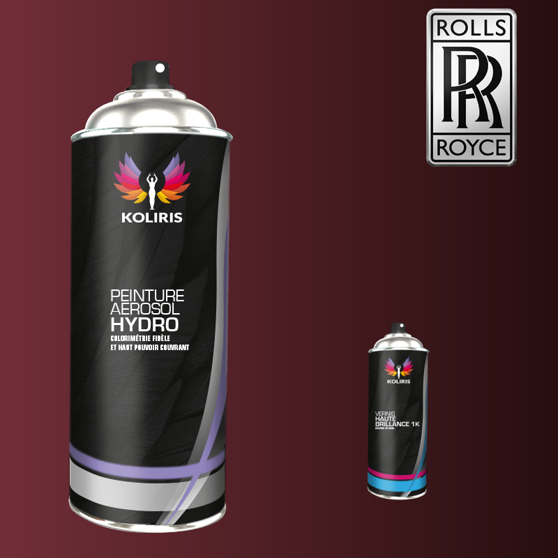 Pack 2 aérosols peinture voiture hydro Rolls Royce 400ml