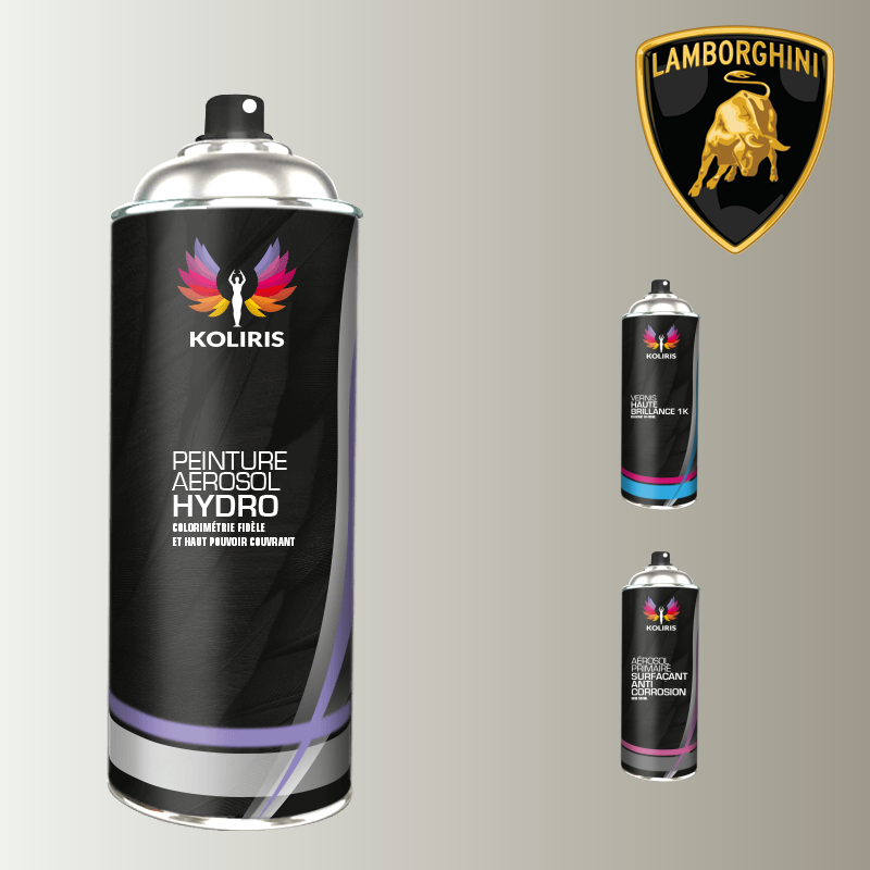 Pack 3 aérosols peinture voiture hydro Lamborghini 400ml