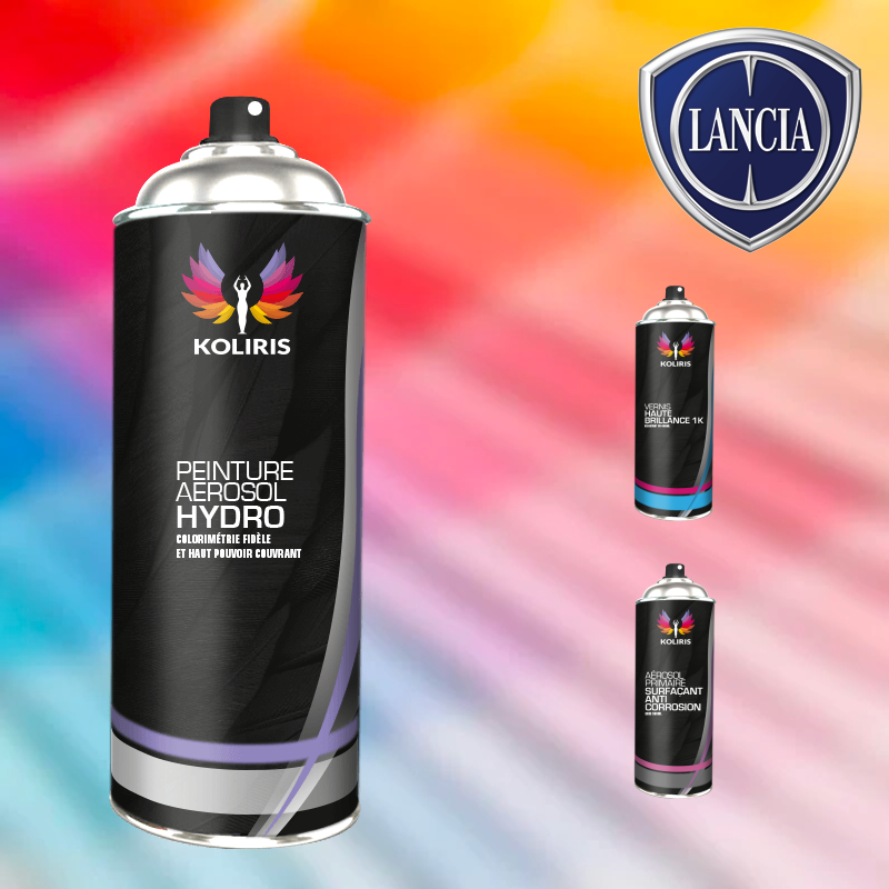 Pack 3 aérosols peinture voiture hydro Lancia 400ml