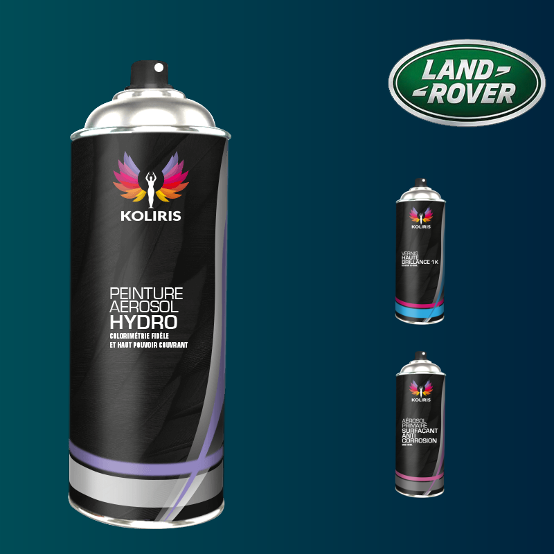 Pack 3 aérosols peinture voiture hydro Landrover 400ml