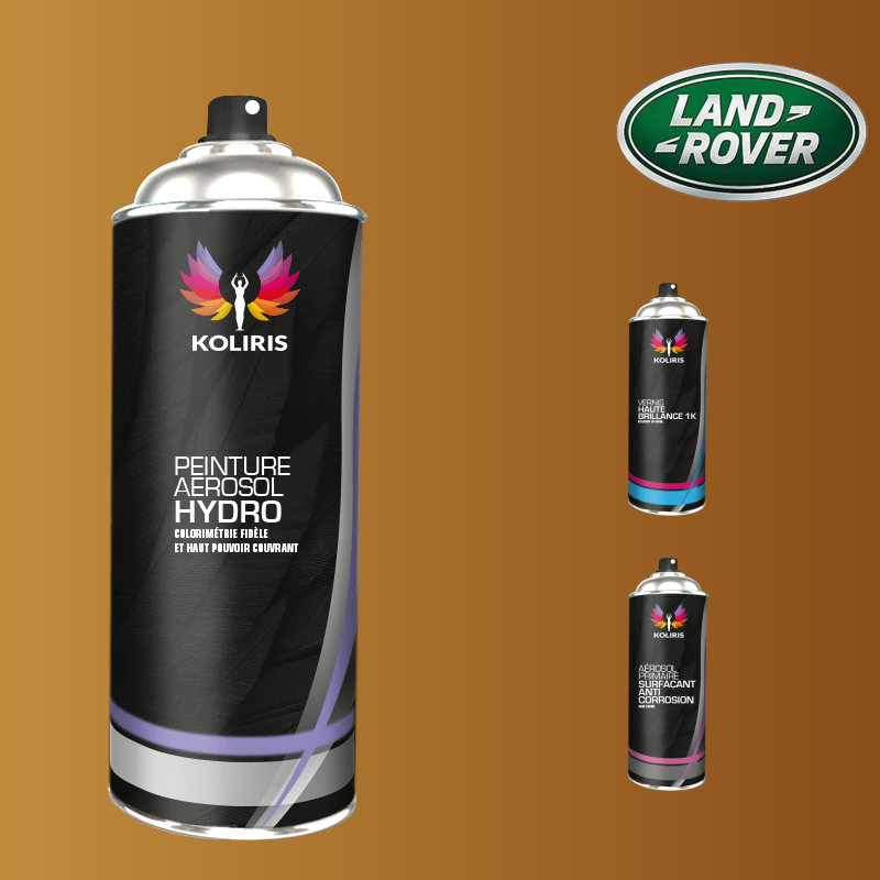 Pack 3 aérosols peinture voiture hydro Landrover 400ml