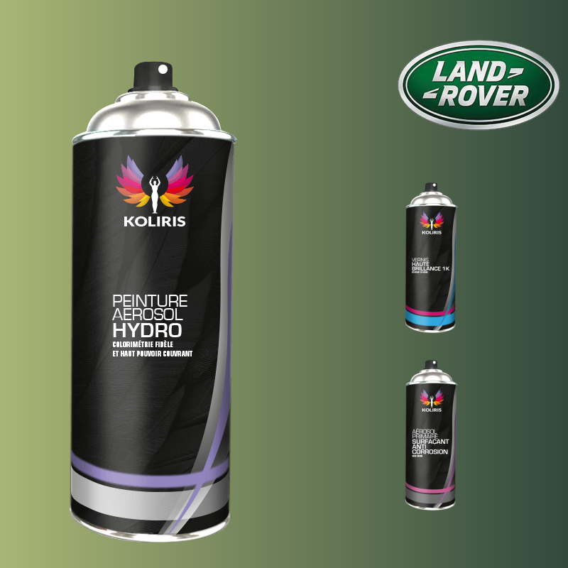Pack 3 aérosols peinture voiture hydro Landrover 400ml