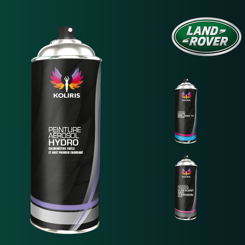 Pack 3 aérosols peinture voiture hydro Landrover 400ml