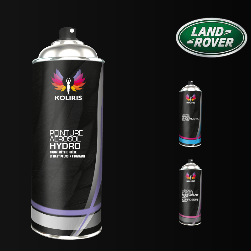 Pack 3 aérosols peinture voiture hydro Landrover 400ml