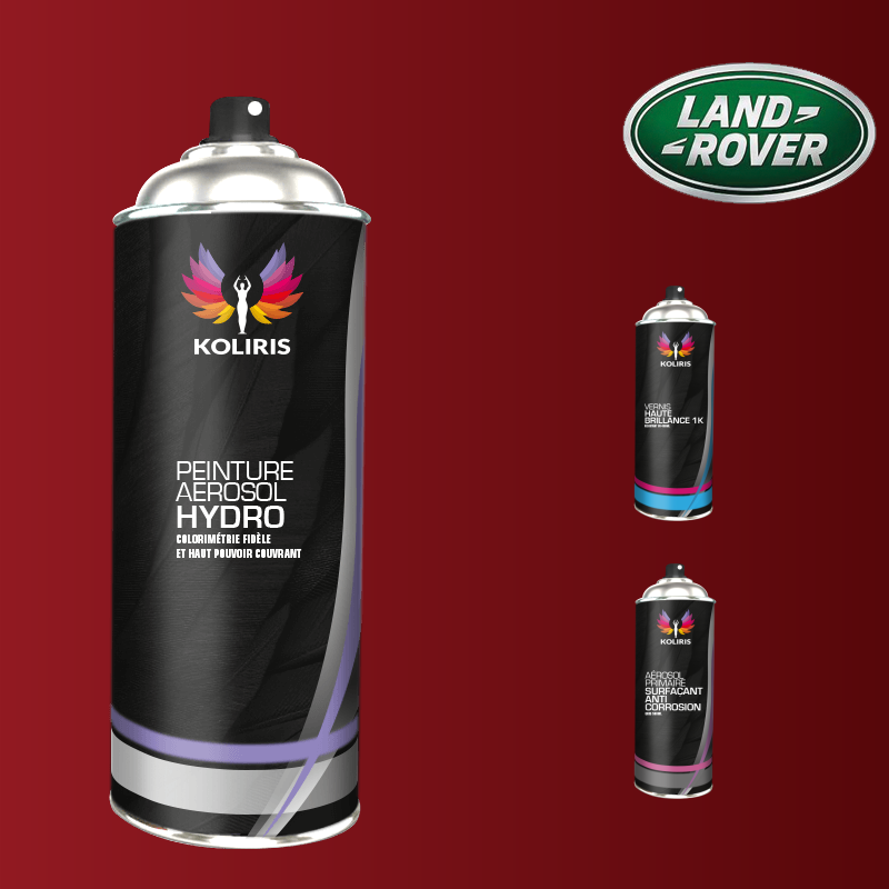 Pack 3 aérosols peinture voiture hydro Landrover 400ml