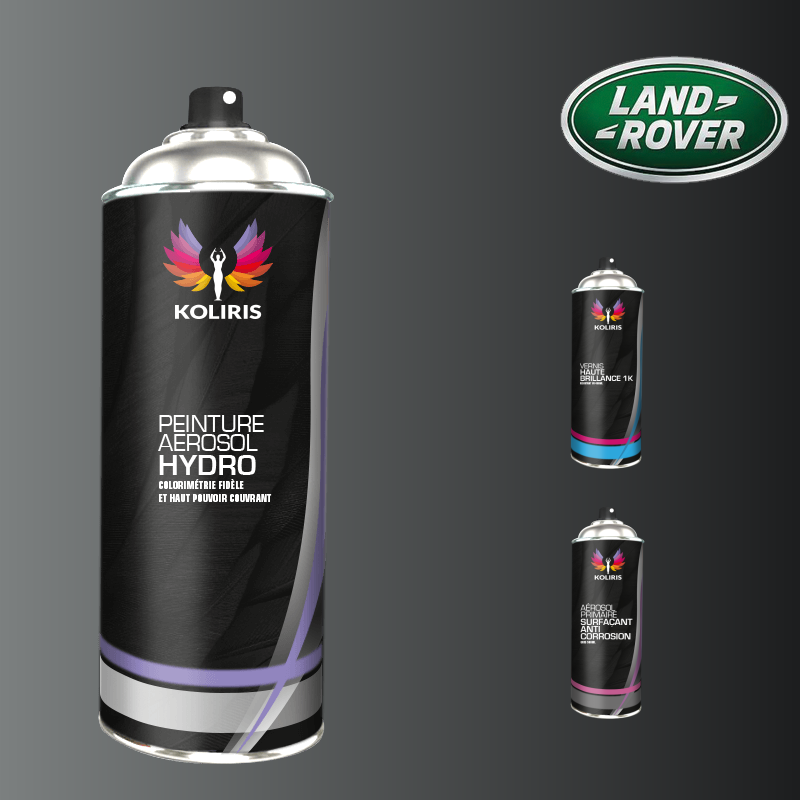 Pack 3 aérosols peinture voiture hydro Landrover 400ml